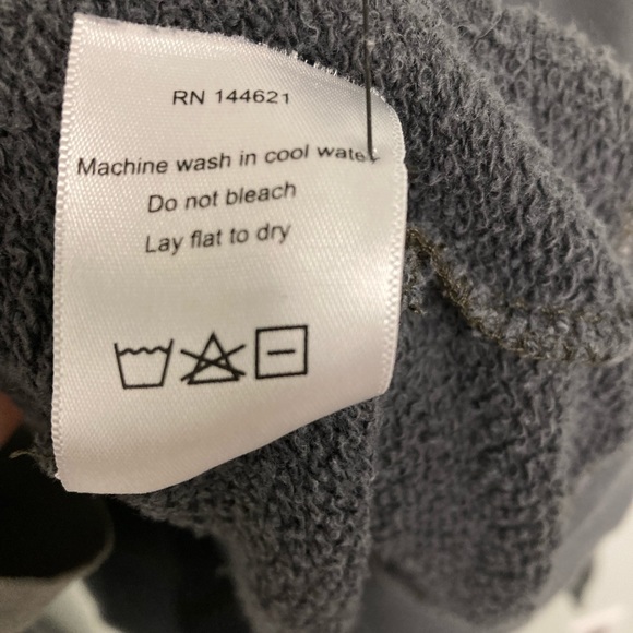 R13 distorted Sweatshirt - black. Size-Large. - Picture 11 of 11